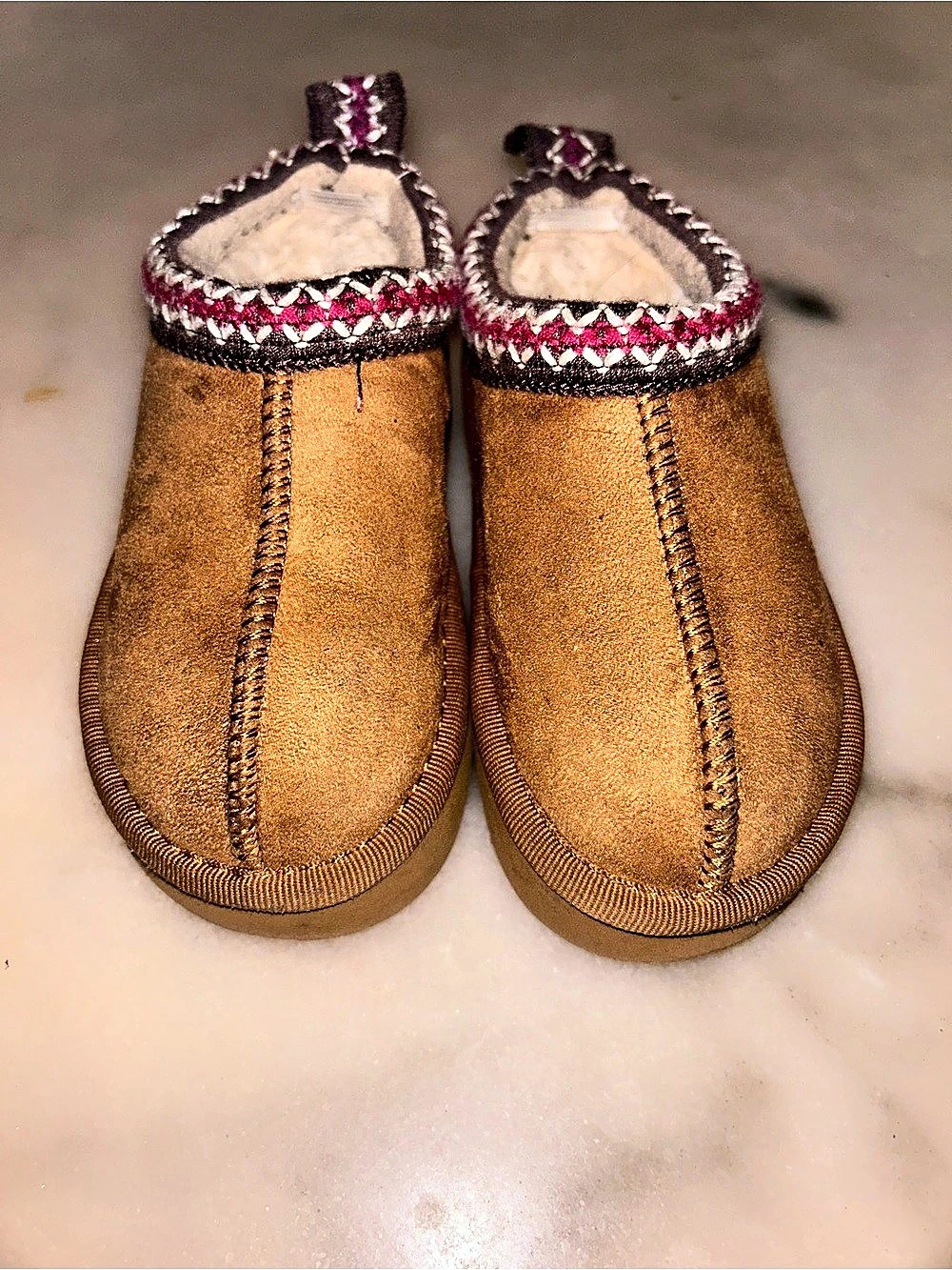 Scuffette-style slipper Brown Slippers
